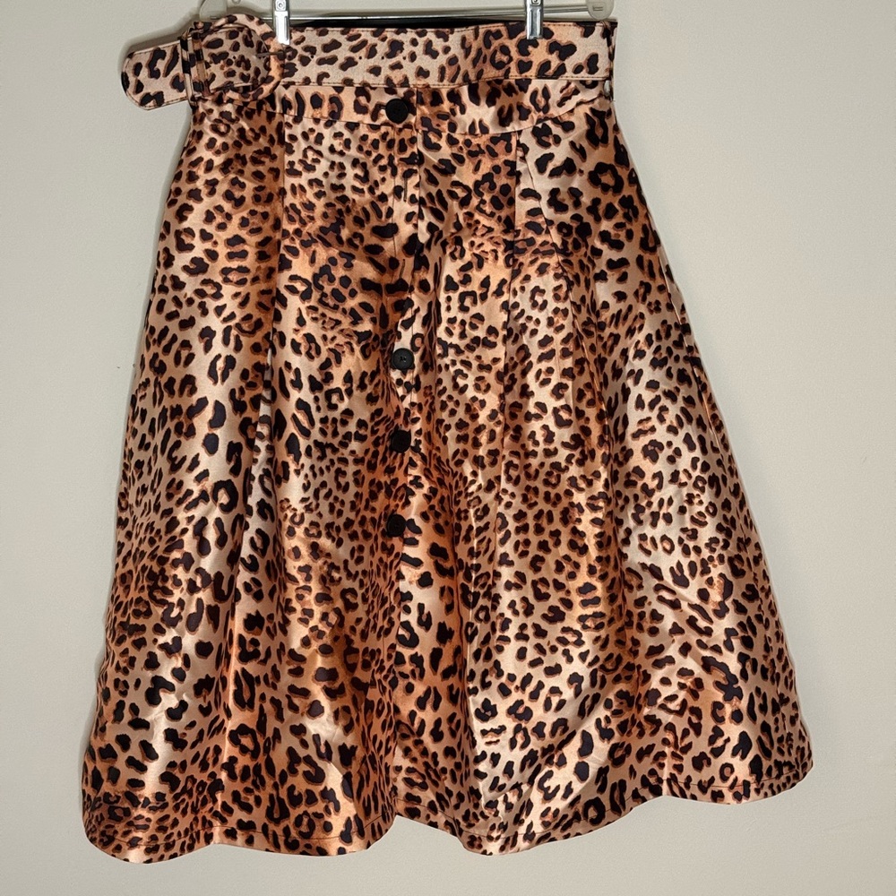 Leopard Print Women's Skirt